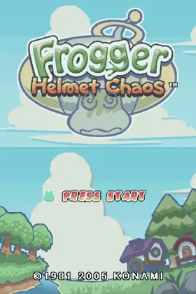 Frogger - Helmet Chaos (USA) screen shot title